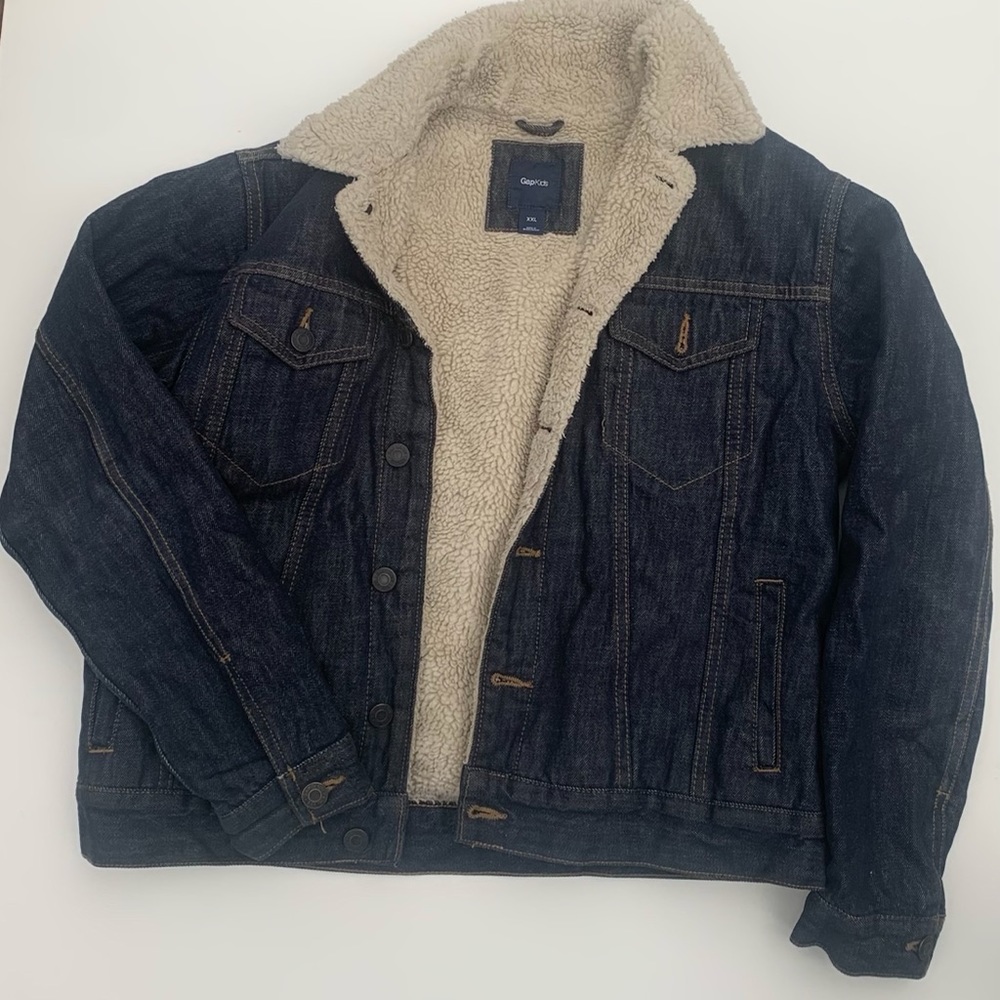 GapKids Sherpa lined Jean jacket